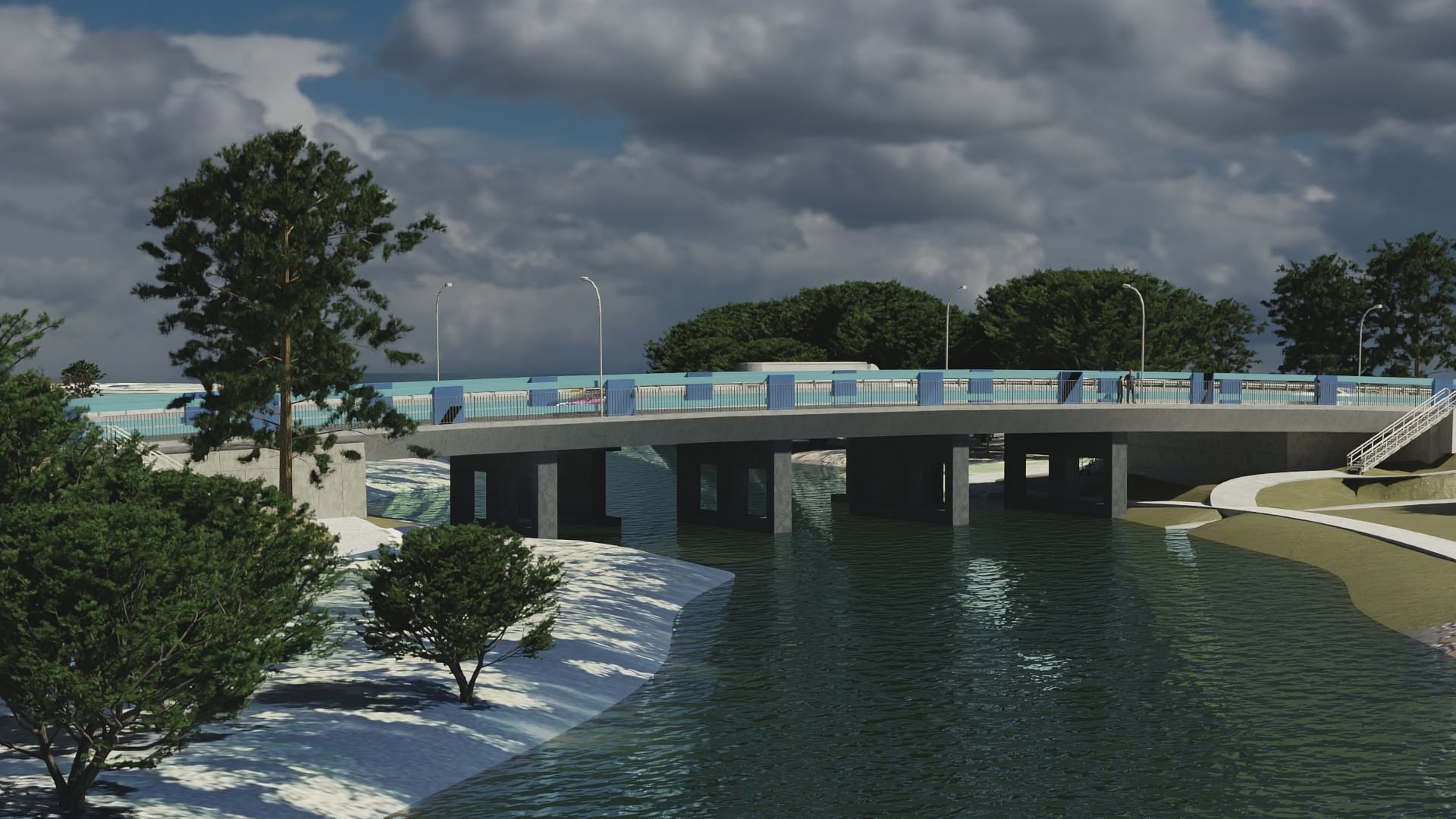 tamarind dr canal bridge concept