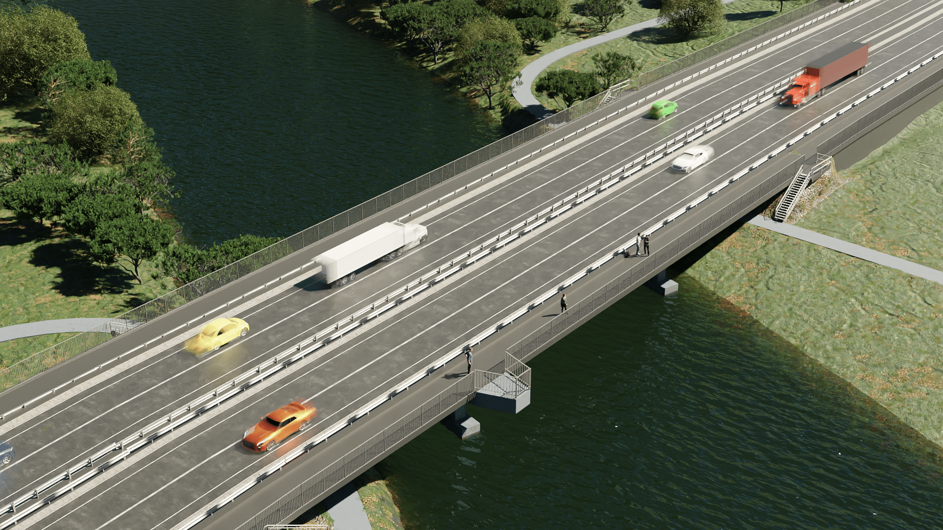 Tamarind Drive Canal Bridge concept