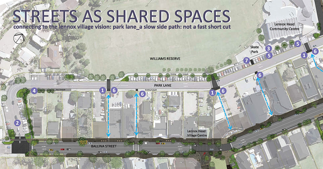 Park Lane To Become Safer Slower Greener Ballina Shire Council